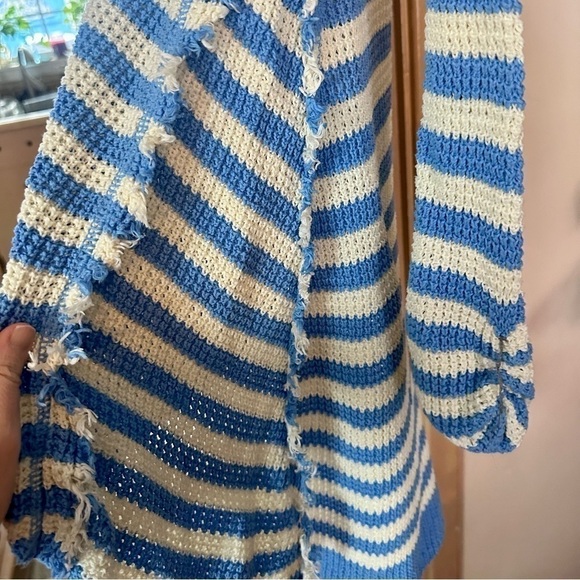 Hayden Los Angeles Striped Oversize Knit Sweater Size M - Picture 10 of 10